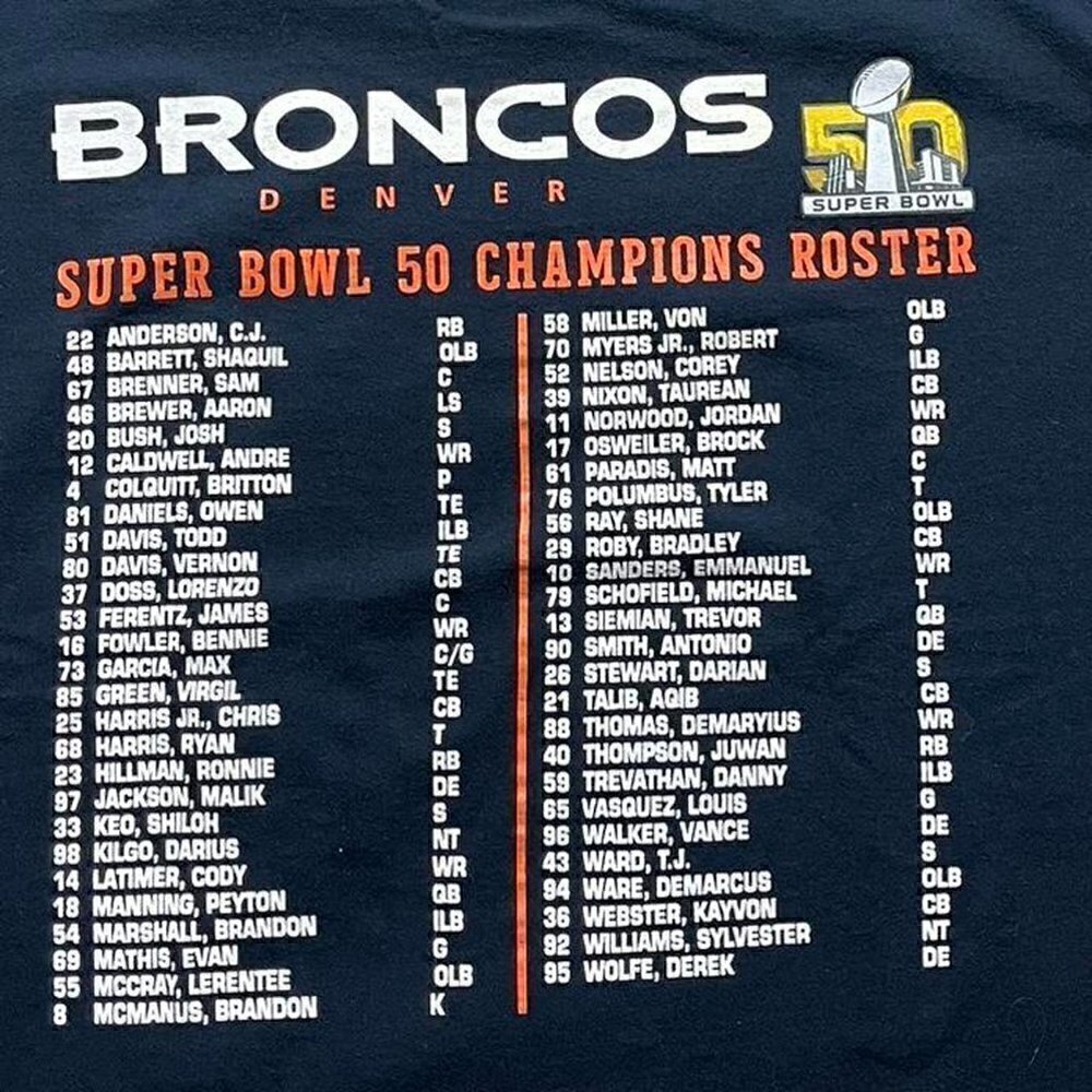Denver broncos long sleeve shirt - Picture 4 of 4